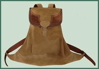MOCHILA CAZA CUERO SIN BOLSILLO